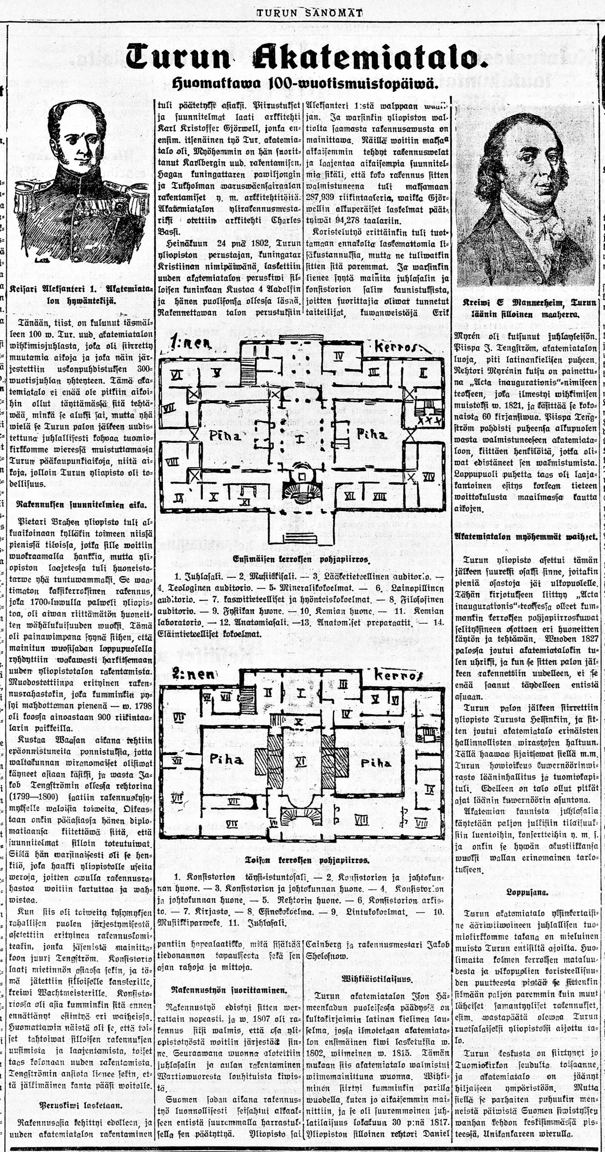akatemiatalo 100 vuotta 30.10.1917 ts