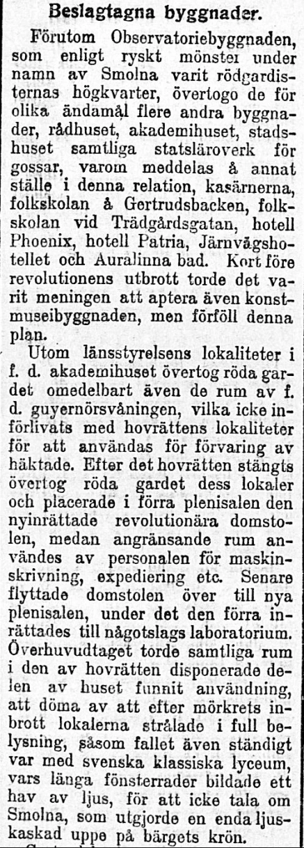 beslagtagna byggnader