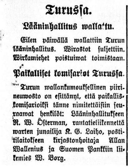 Lääninhallitus wallattu