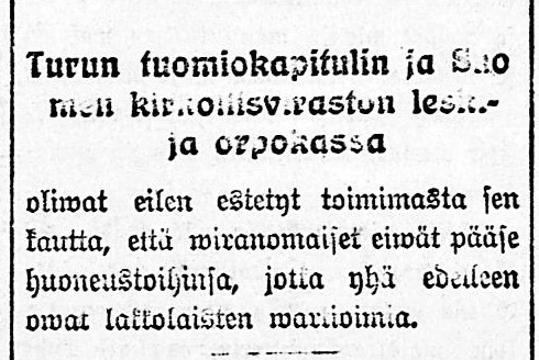 turun tuomiokapitulin